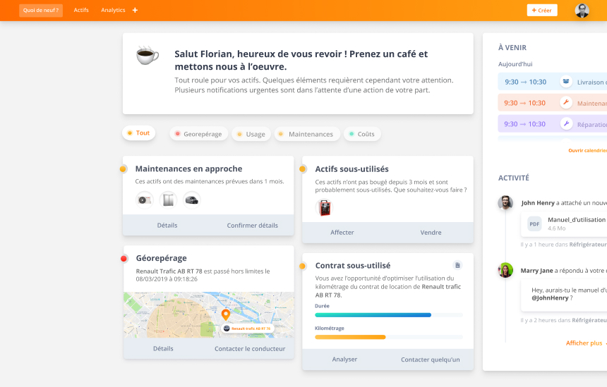 Screenshot of the homepage of the web application Bulbthings
